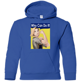 Sweatshirts Royal / YS Who Can Do It Youth Hoodie