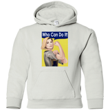 Sweatshirts White / YS Who Can Do It Youth Hoodie