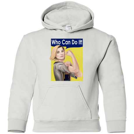 Sweatshirts White / YS Who Can Do It Youth Hoodie