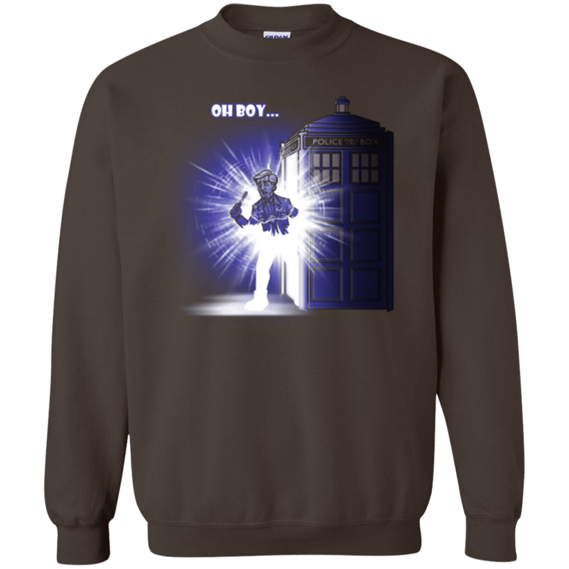 Sweatshirts Dark Chocolate / Small Who is Doctor Beckett Crewneck Sweatshirt
