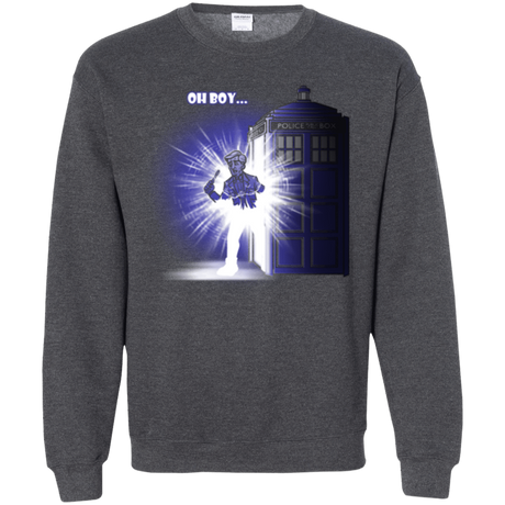 Sweatshirts Dark Heather / Small Who is Doctor Beckett Crewneck Sweatshirt