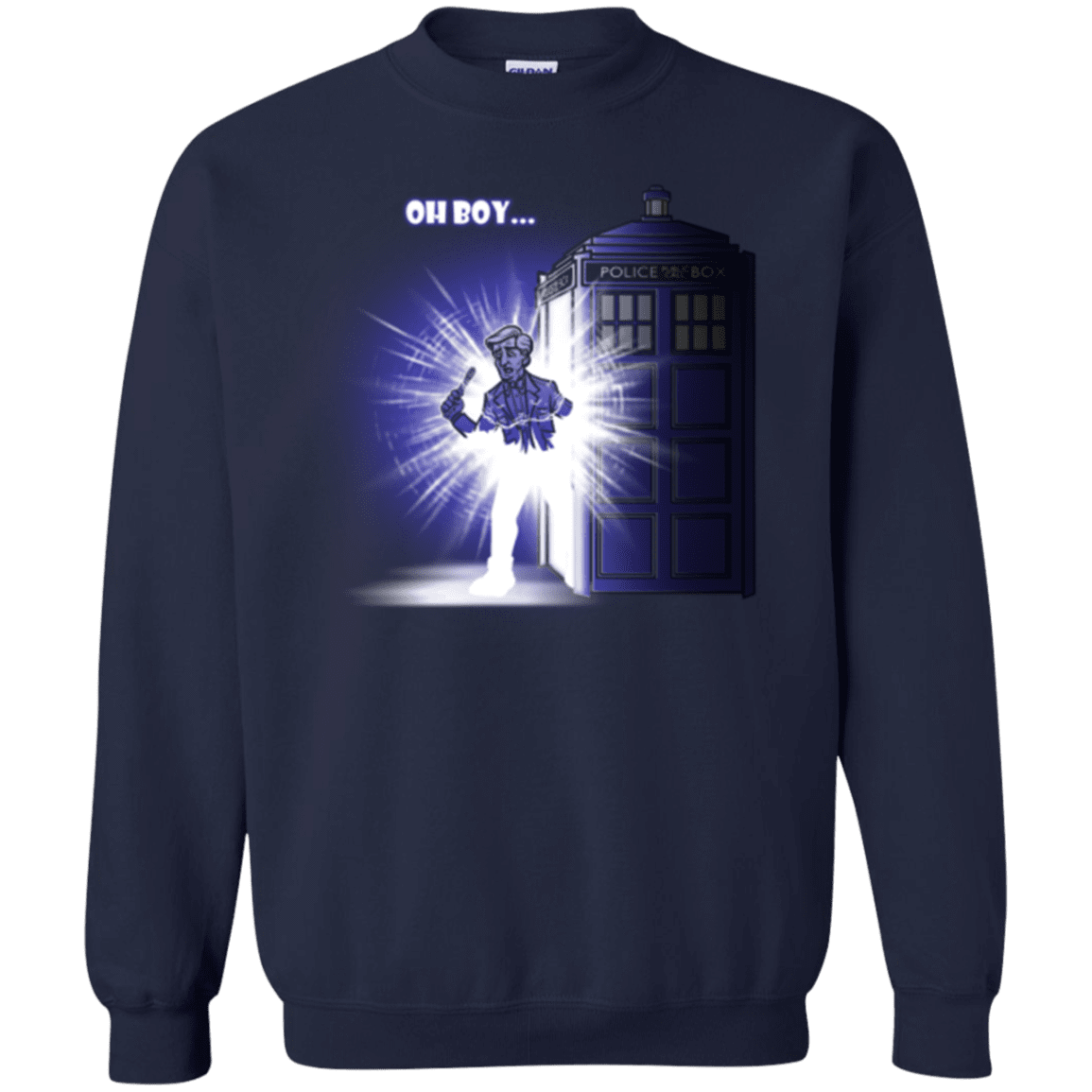 Sweatshirts Navy / Small Who is Doctor Beckett Crewneck Sweatshirt