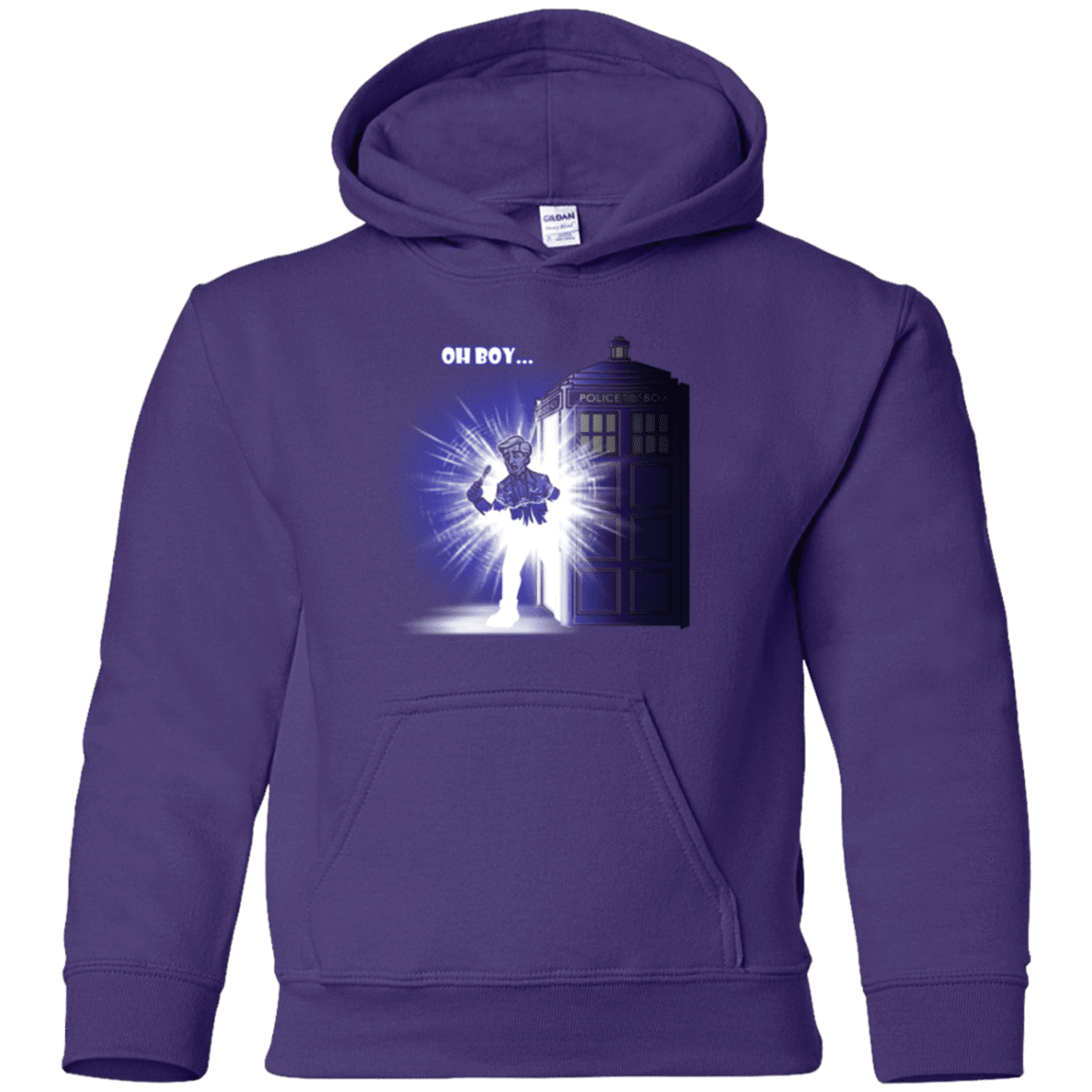 Sweatshirts Purple / YS Who is Doctor Beckett Youth Hoodie