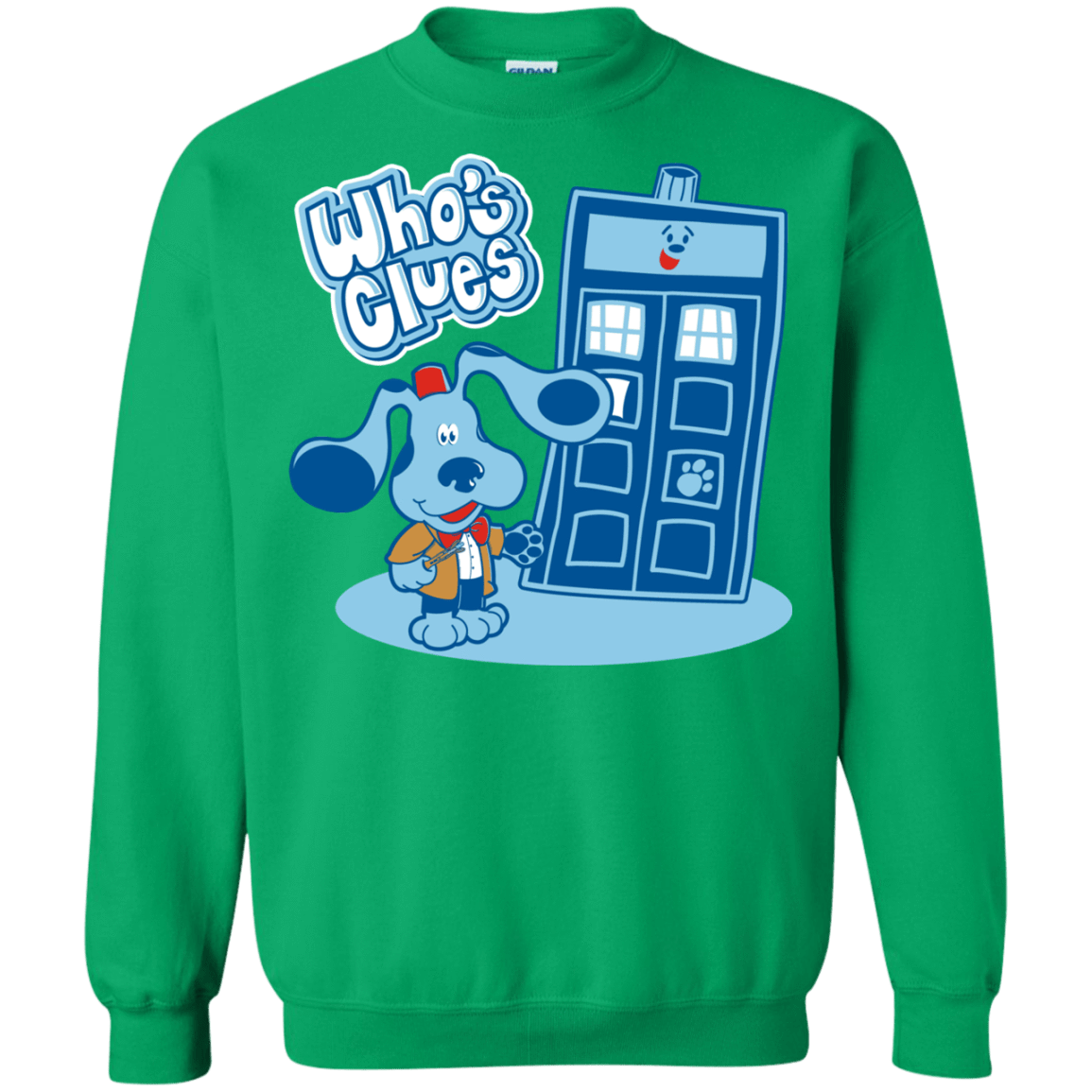 Sweatshirts Irish Green / S Who's Clues Crewneck Sweatshirt