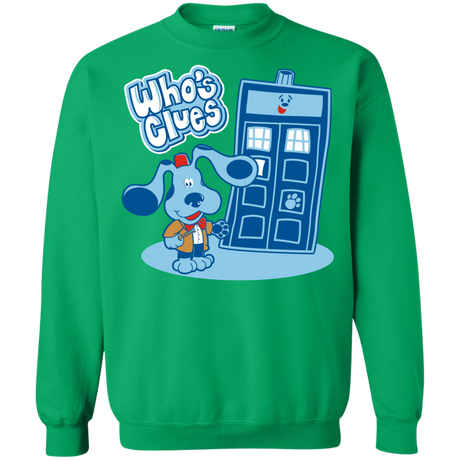 Sweatshirts Irish Green / S Who's Clues Crewneck Sweatshirt