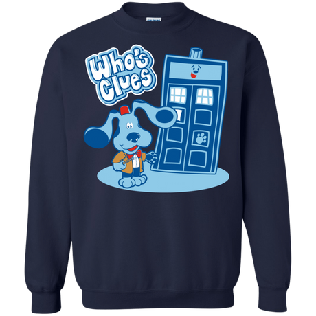 Sweatshirts Navy / S Who's Clues Crewneck Sweatshirt