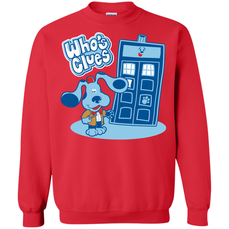 Sweatshirts Red / S Who's Clues Crewneck Sweatshirt