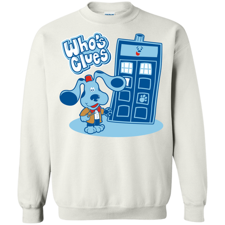 Sweatshirts White / S Who's Clues Crewneck Sweatshirt