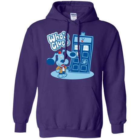 Sweatshirts Purple / S Who's Clues Pullover Hoodie
