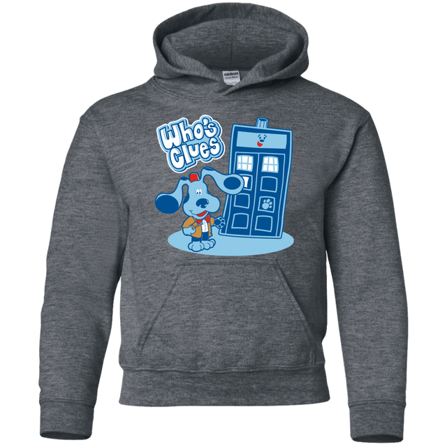 Sweatshirts Dark Heather / YS Who's Clues Youth Hoodie