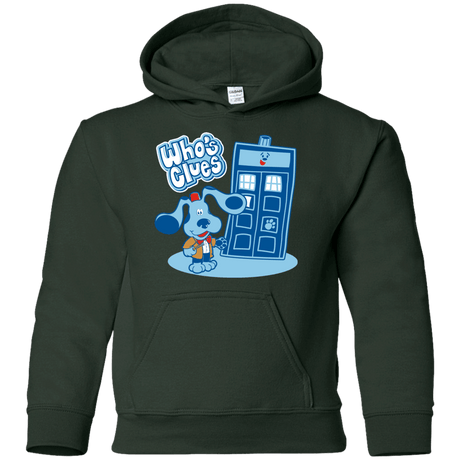 Sweatshirts Forest Green / YS Who's Clues Youth Hoodie