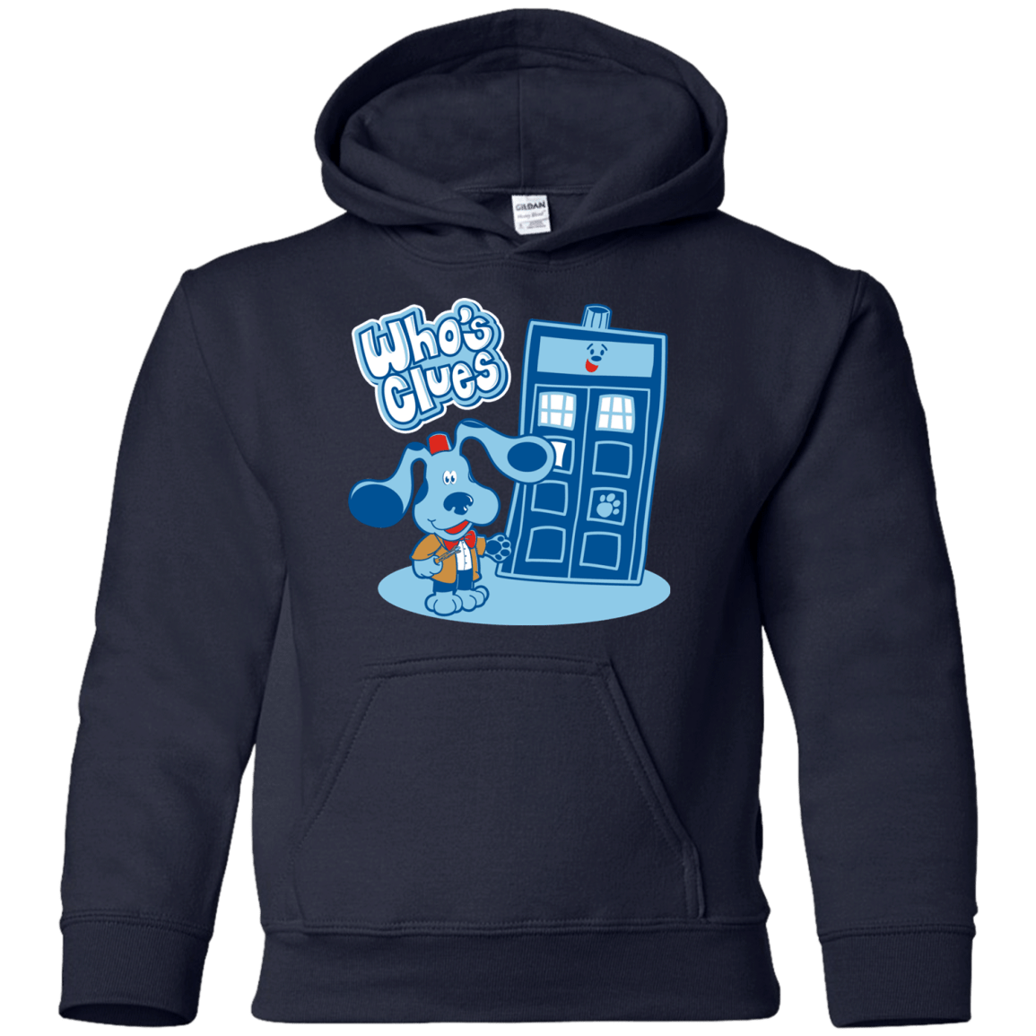 Sweatshirts Navy / YS Who's Clues Youth Hoodie