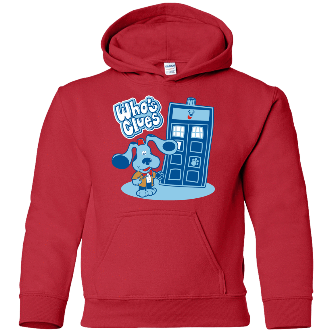 Sweatshirts Red / YS Who's Clues Youth Hoodie