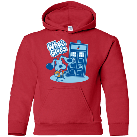 Sweatshirts Red / YS Who's Clues Youth Hoodie