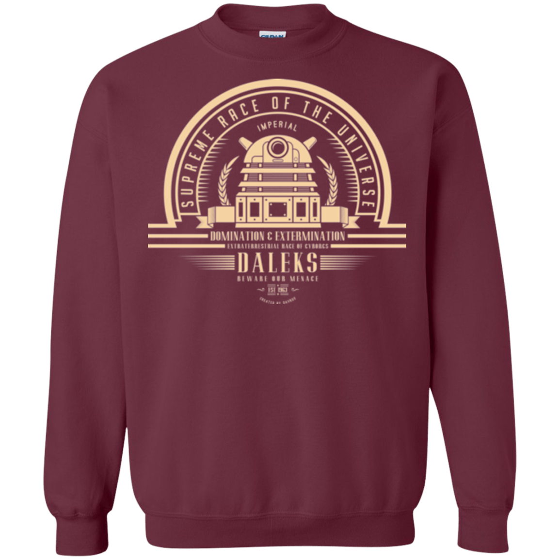 Sweatshirts Maroon / Small Who Villains Crewneck Sweatshirt