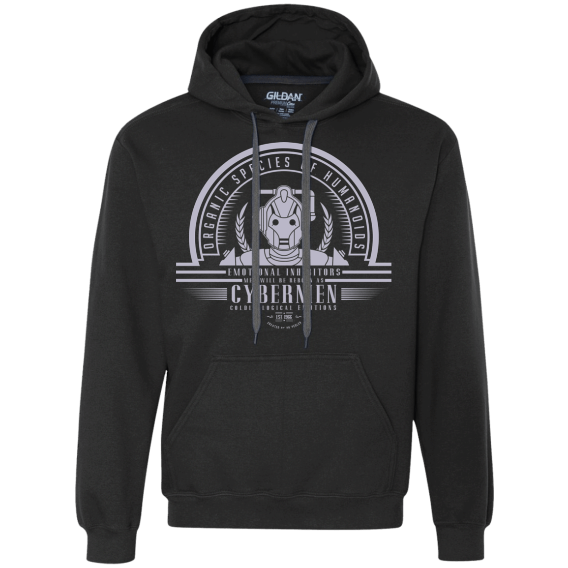 Sweatshirts Black / Small Who Villains Cybermen Premium Fleece Hoodie