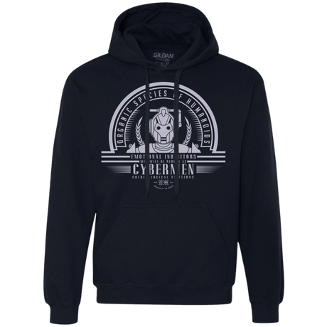 Sweatshirts Navy / Small Who Villains Cybermen Premium Fleece Hoodie