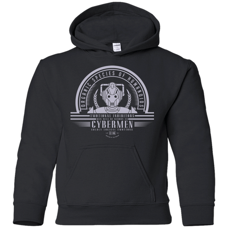 Sweatshirts Black / YS Who Villains Cybermen Youth Hoodie
