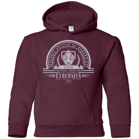 Sweatshirts Maroon / YS Who Villains Cybermen Youth Hoodie
