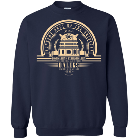 Sweatshirts Navy / Small Who Villains Daleks Crewneck Sweatshirt