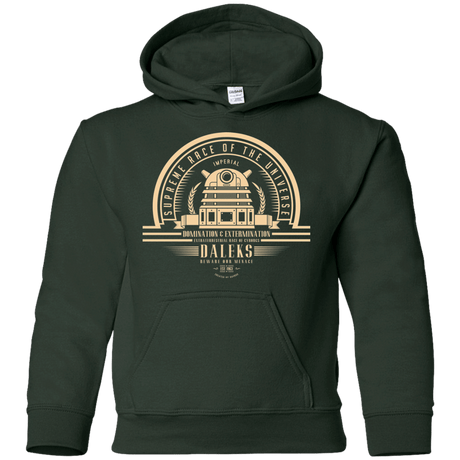 Sweatshirts Forest Green / YS Who Villains Daleks Youth Hoodie