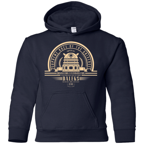 Sweatshirts Navy / YS Who Villains Daleks Youth Hoodie