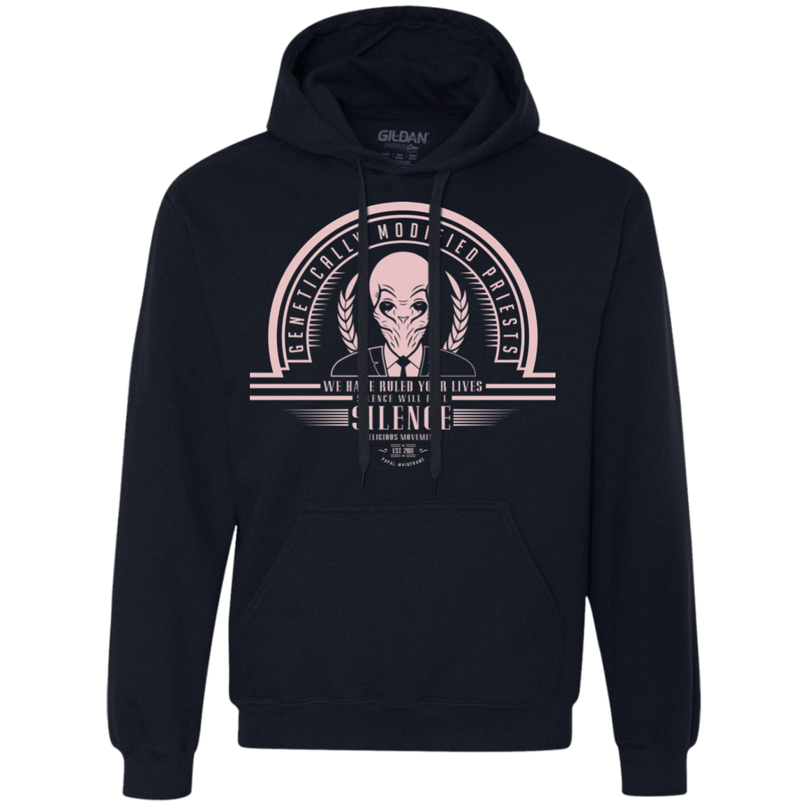 Sweatshirts Navy / Small Who Villains Silence Premium Fleece Hoodie