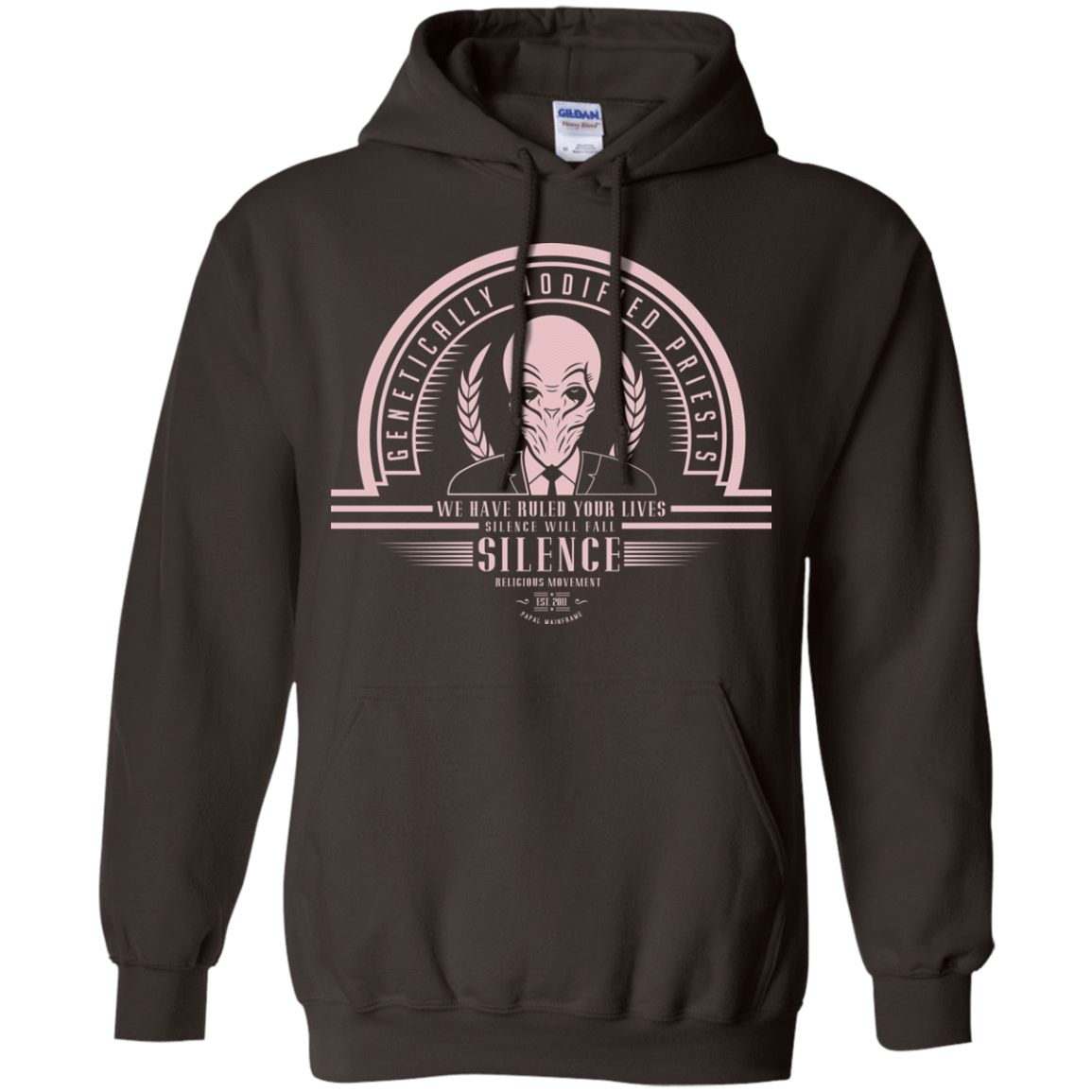 Sweatshirts Dark Chocolate / Small Who Villains Silence Pullover Hoodie