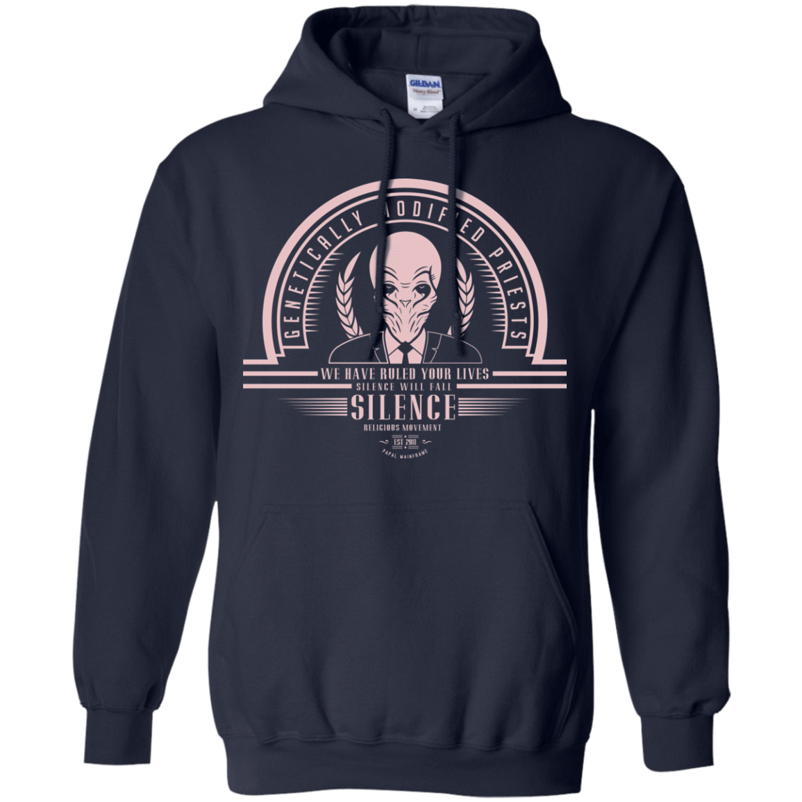 Sweatshirts Navy / Small Who Villains Silence Pullover Hoodie