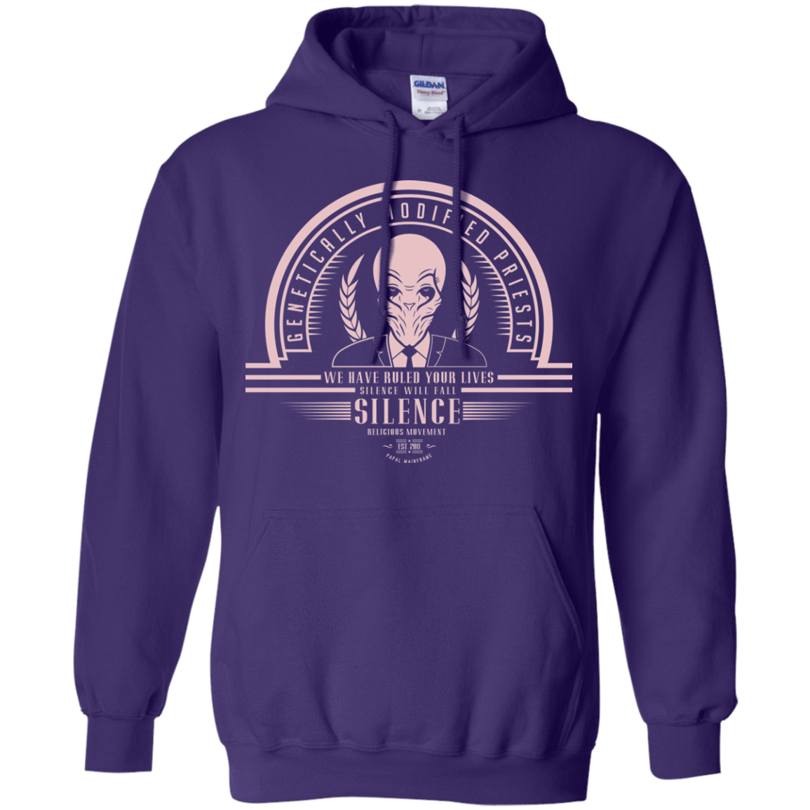 Sweatshirts Purple / Small Who Villains Silence Pullover Hoodie