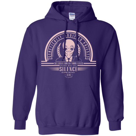 Sweatshirts Purple / Small Who Villains Silence Pullover Hoodie