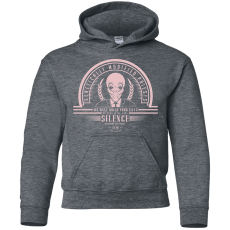 Sweatshirts Dark Heather / YS Who Villains Silence Youth Hoodie