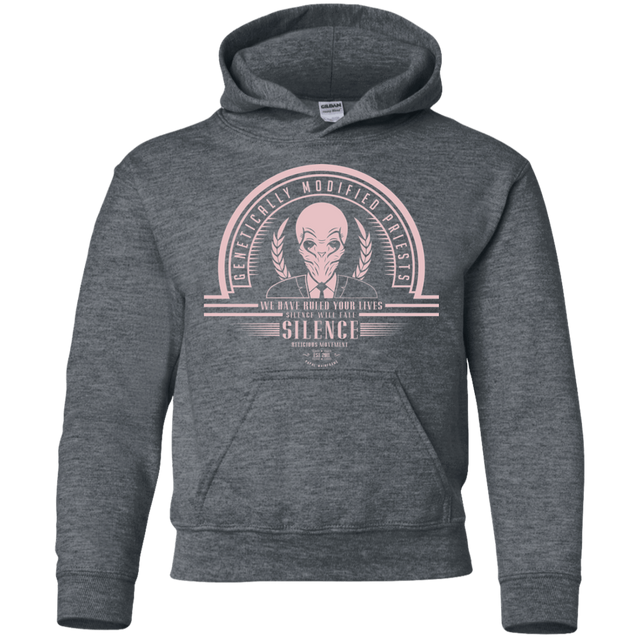 Sweatshirts Dark Heather / YS Who Villains Silence Youth Hoodie