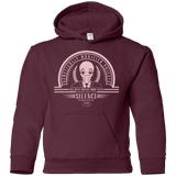 Sweatshirts Maroon / YS Who Villains Silence Youth Hoodie