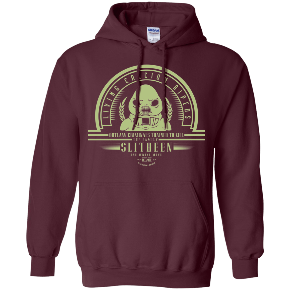 Sweatshirts Maroon / Small Who Villains Slitheen Pullover Hoodie