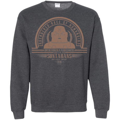 Sweatshirts Dark Heather / Small Who Villains Sontarans Crewneck Sweatshirt