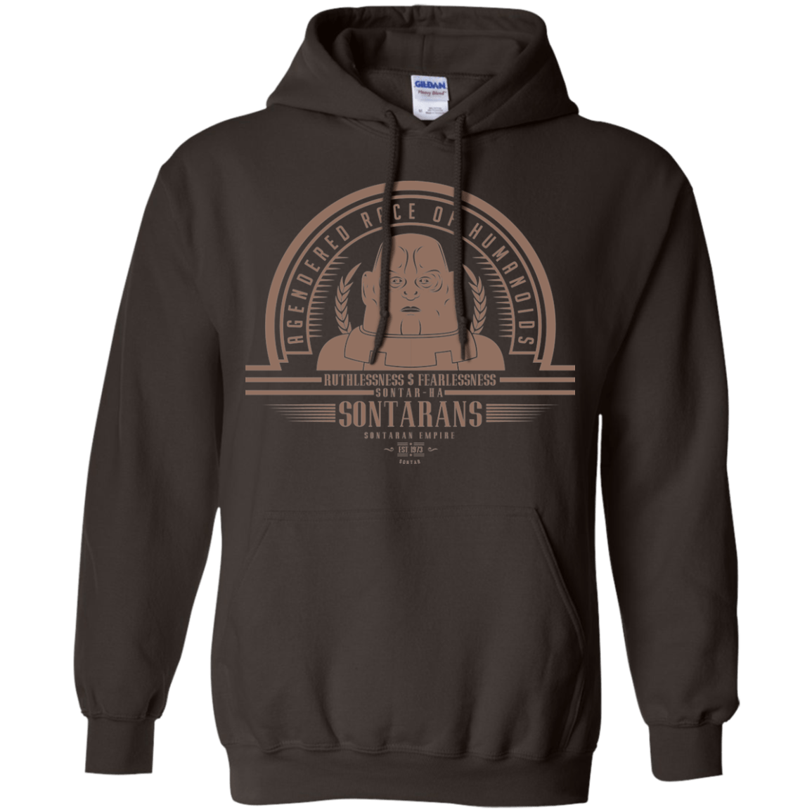 Sweatshirts Dark Chocolate / Small Who Villains Sontarans Pullover Hoodie