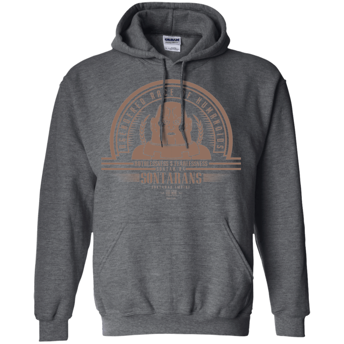 Sweatshirts Dark Heather / Small Who Villains Sontarans Pullover Hoodie