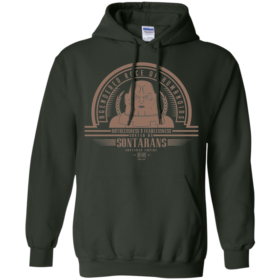 Sweatshirts Forest Green / Small Who Villains Sontarans Pullover Hoodie