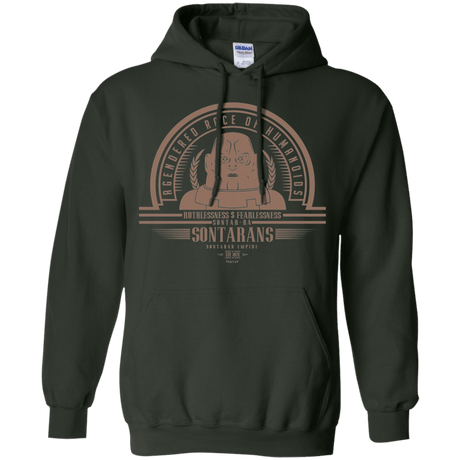 Sweatshirts Forest Green / Small Who Villains Sontarans Pullover Hoodie