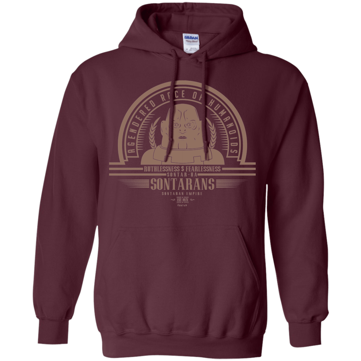 Sweatshirts Maroon / Small Who Villains Sontarans Pullover Hoodie