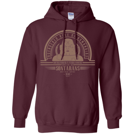 Sweatshirts Maroon / Small Who Villains Sontarans Pullover Hoodie