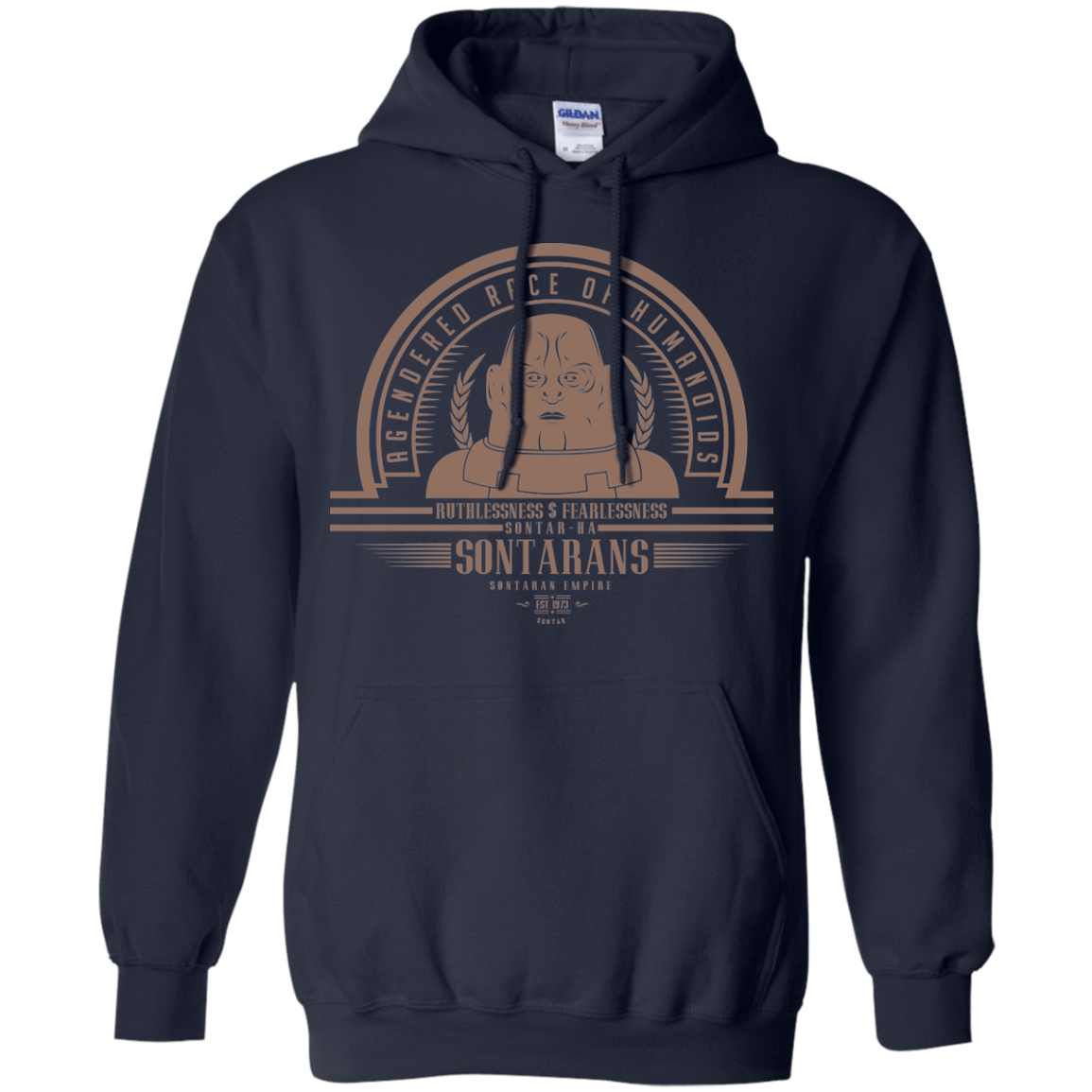 Sweatshirts Navy / Small Who Villains Sontarans Pullover Hoodie