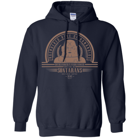 Sweatshirts Navy / Small Who Villains Sontarans Pullover Hoodie