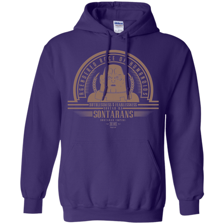 Sweatshirts Purple / Small Who Villains Sontarans Pullover Hoodie