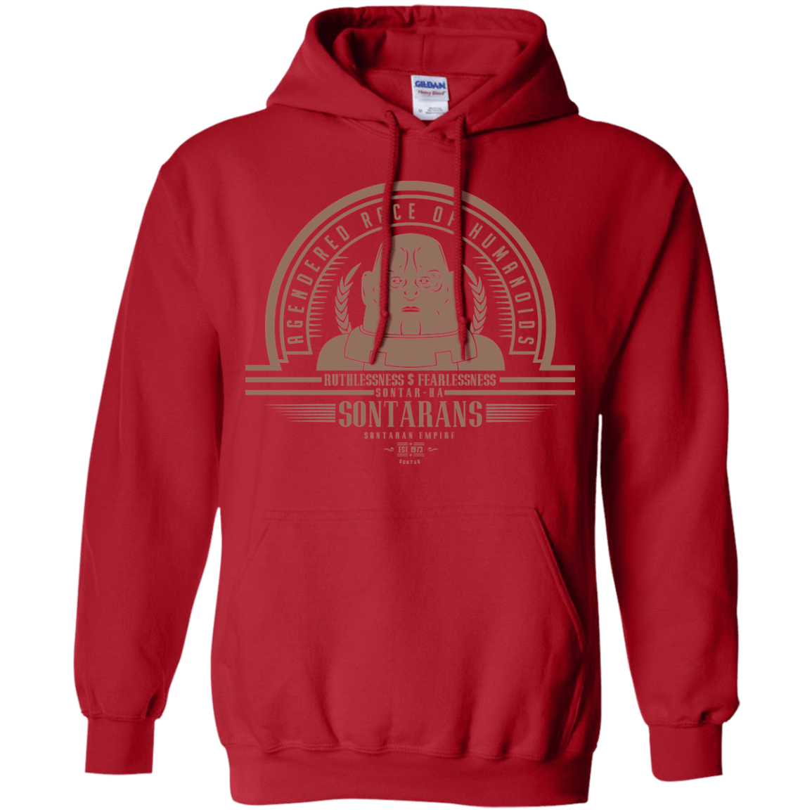 Sweatshirts Red / Small Who Villains Sontarans Pullover Hoodie