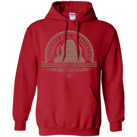 Sweatshirts Red / Small Who Villains Sontarans Pullover Hoodie