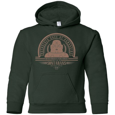 Sweatshirts Forest Green / YS Who Villains Sontarans Youth Hoodie
