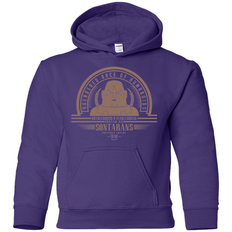 Sweatshirts Purple / YS Who Villains Sontarans Youth Hoodie