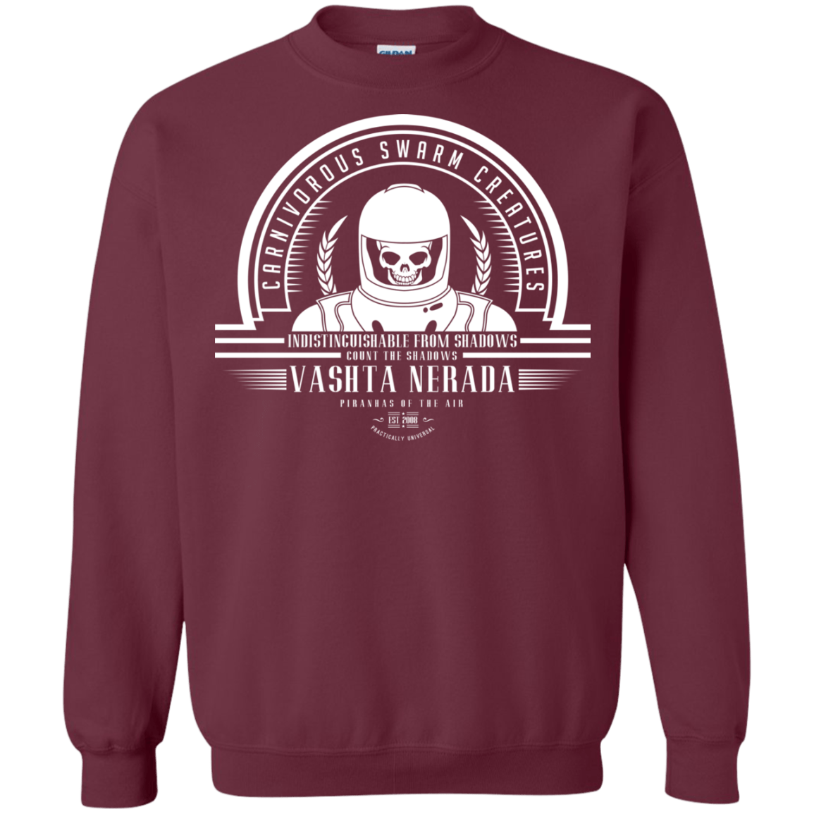 Sweatshirts Maroon / Small Who Villains Vashta Nerada Crewneck Sweatshirt